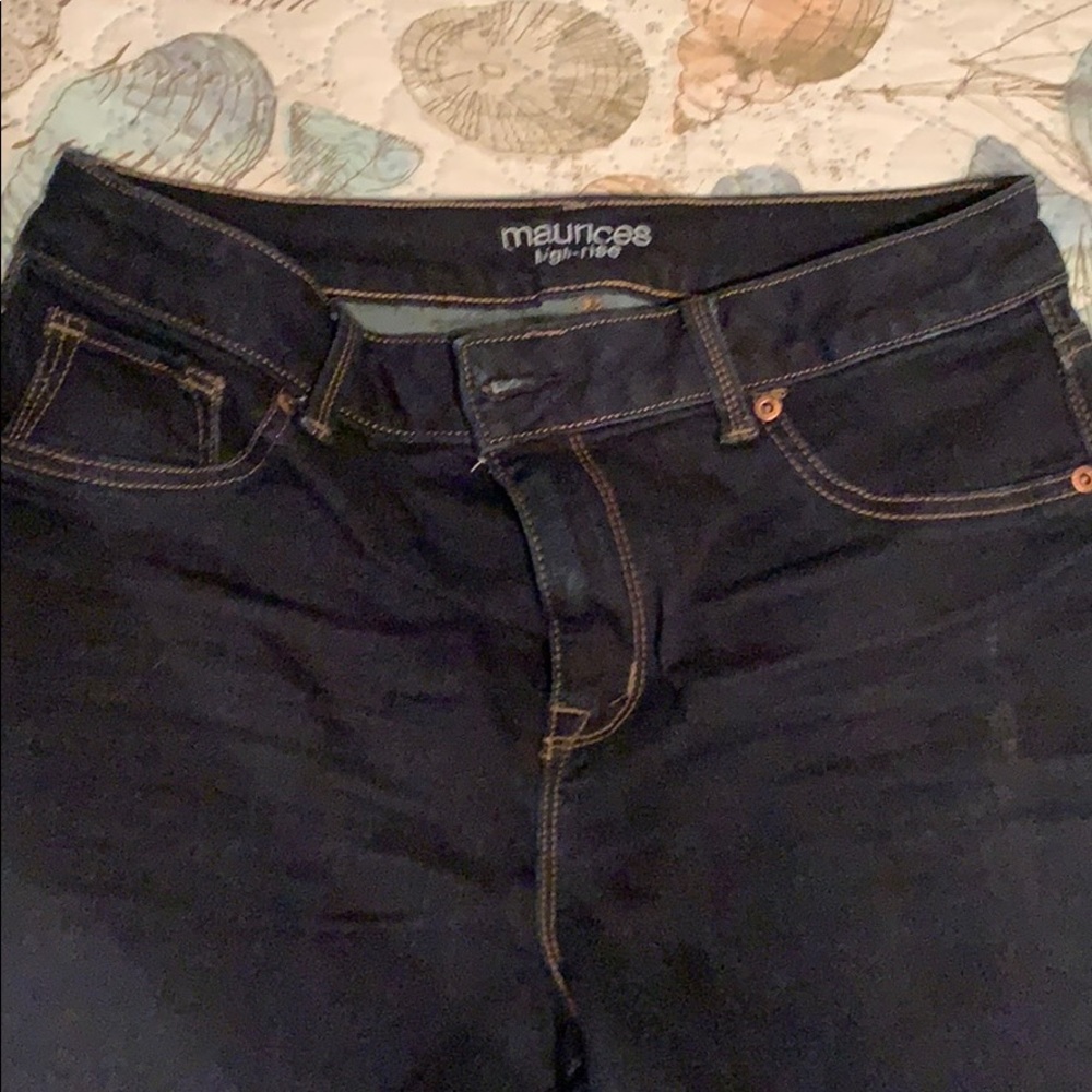 NWOT! Maurice’s high rise dark denim jeggings!